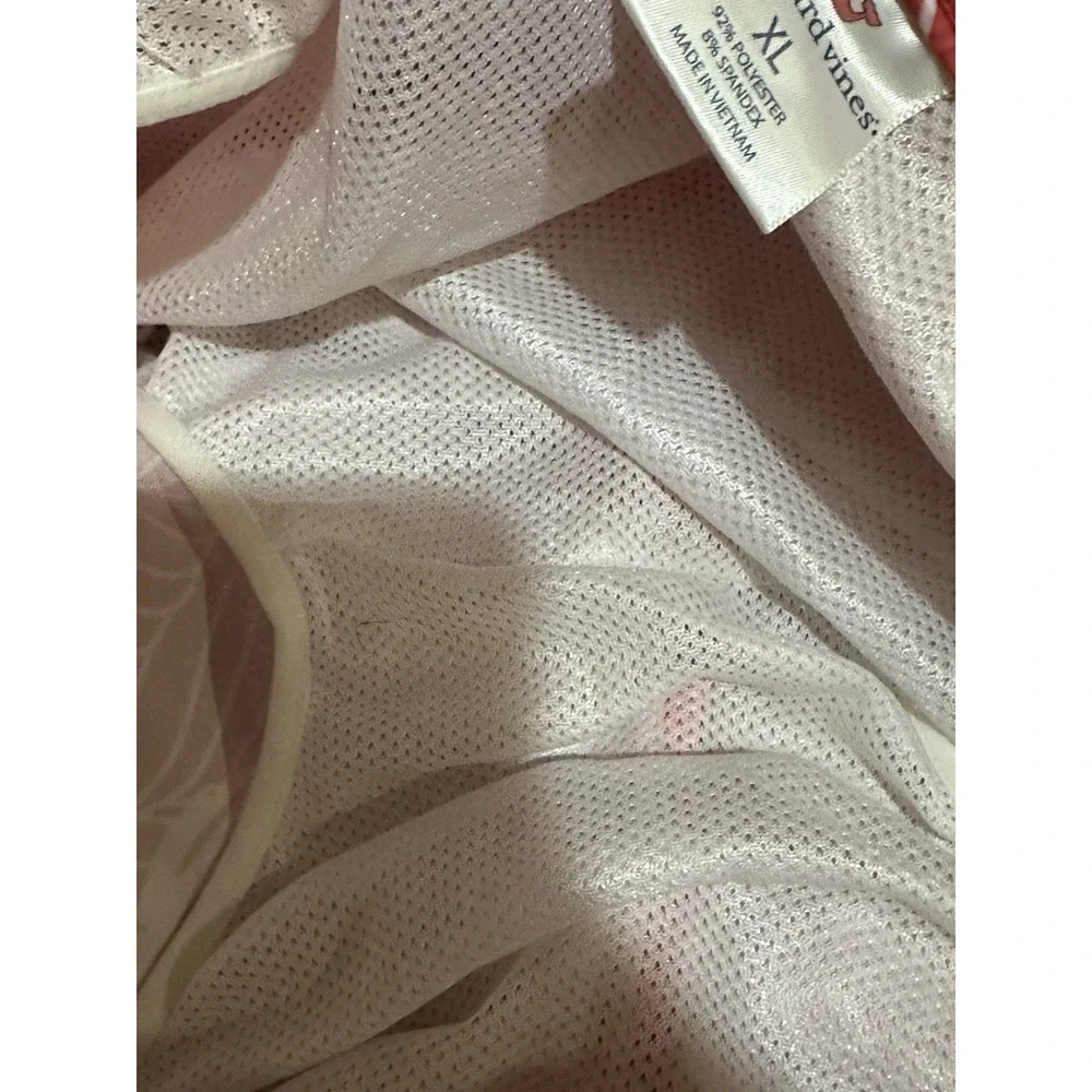 Vineyard Vines Swim Trunks‎ Shorts Mens XL Mesh Lined Sail Boats Pockets Pink